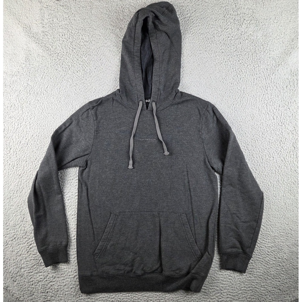 Travis Mathew Coastal Cloud Hoodie Mens M Gray Pullover Sweatshirt Fleece Golf